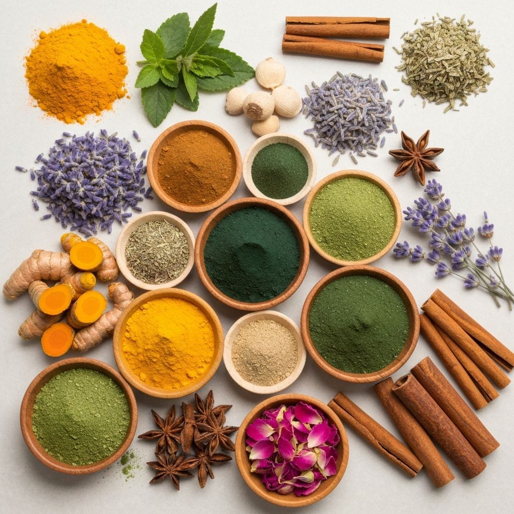 Natural ingredients in wellness products