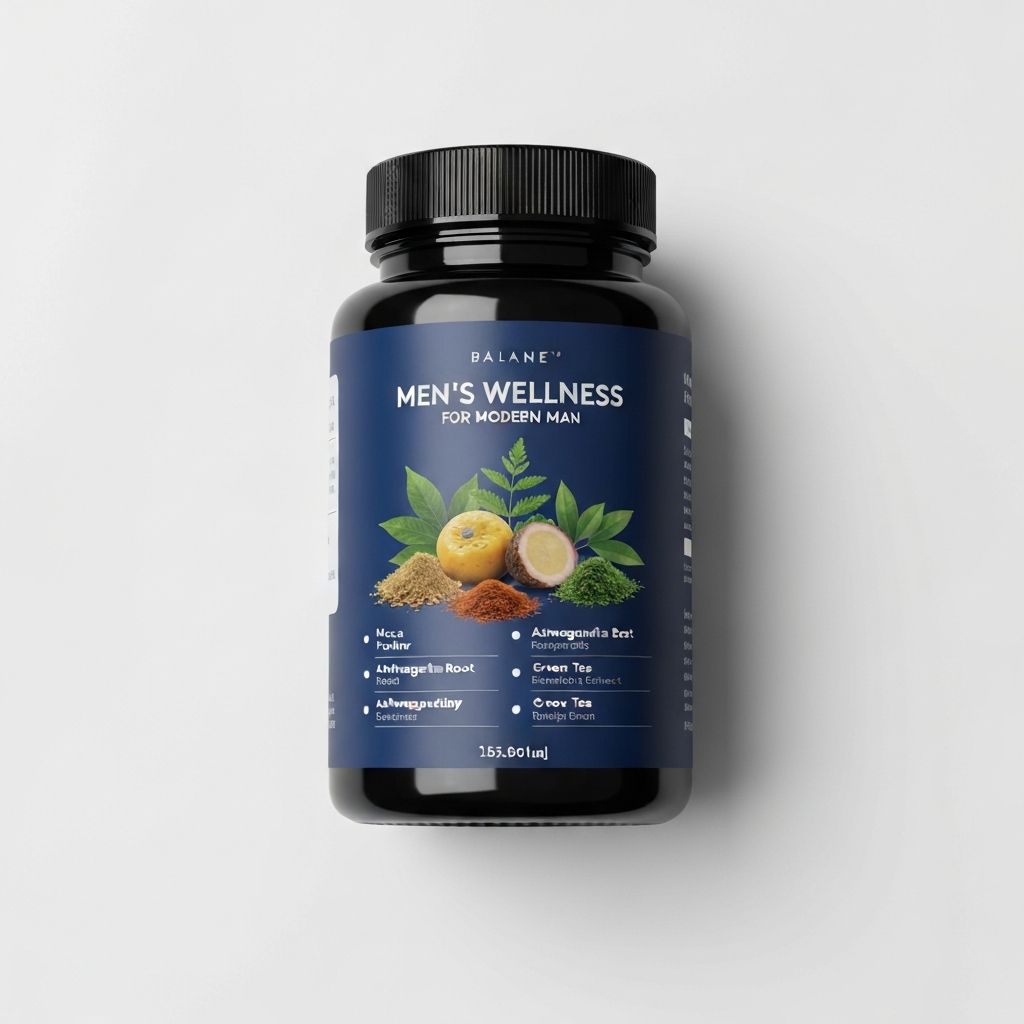 Men's vitality blend with natural extracts